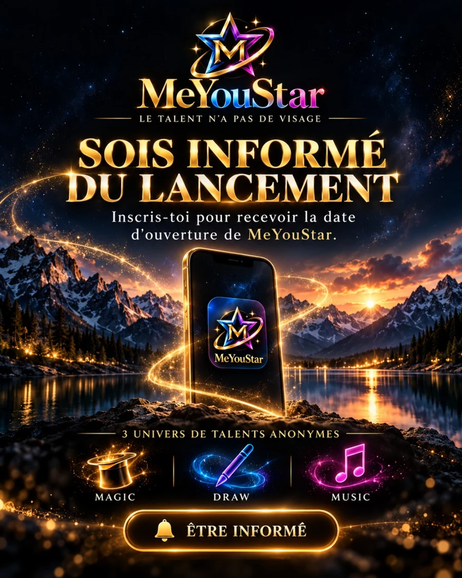 Sois informé du lancement de MeYouStar